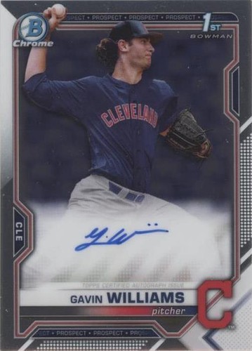 2021 Bowman Draft - Gavin Williams #CDA-GW