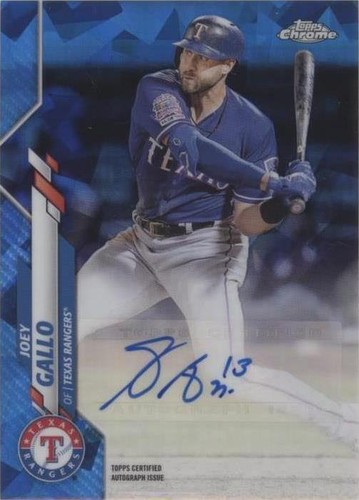 2020 Topps Chrome Update Series Sapphire Edition - Joey Gallo #A-JG