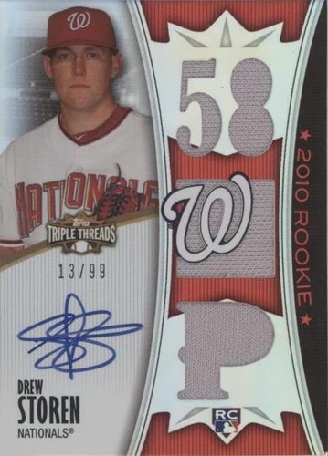 2010 Topps Triple Threads - Drew Storen #166