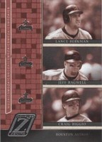 2005 Donruss Zenith - Craig Biggio Jeff Bagwell Lance Berkman #M-10