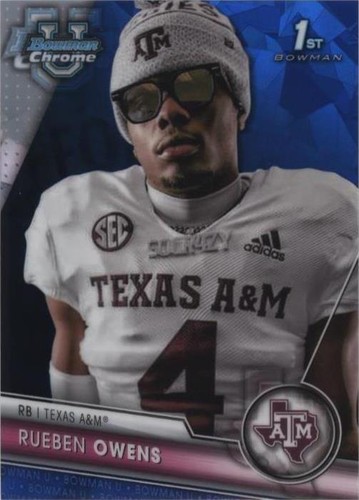 2023 Bowman University Chrome Sapphire Edition Rueben Owens #166