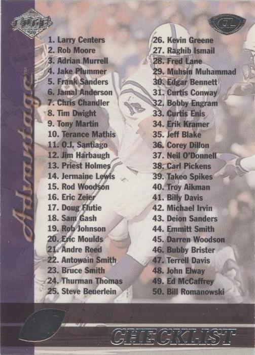 Collector's Edge Advantage Peyton Manning #189 1999