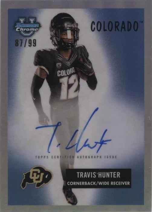 2023 Bowman University Chrome Travis Hunter #55B-TH