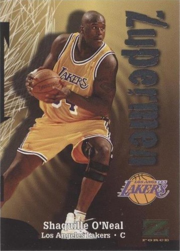 Shaquille O'Neal Big Man On Court UNCUT Sky Box Super Rare Z Force