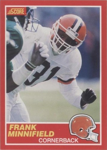 1989 Score Frank Minnifield #133