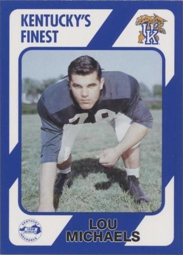 1989 Collegiate Collection Kentucky Wildcats Kentucky's Finest Lou Michaels #132