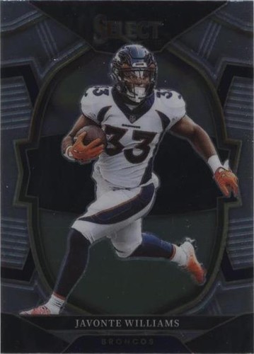 2022 Panini Select Javonte Williams #24