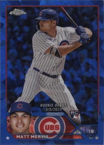 2023 Topps Chrome Update Series Sapphire Edition - Matt Mervis #USCS236