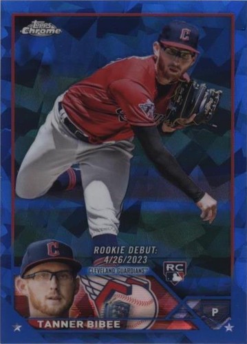 2023 Topps Chrome Update Series Sapphire Edition - Tanner Bibee #USCS107
