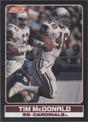 1990 Score Tim McDonald #9