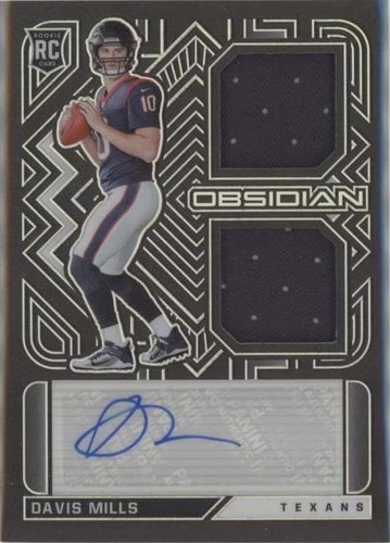 2021 Panini Obsidian Davis Mills #RJI-DM