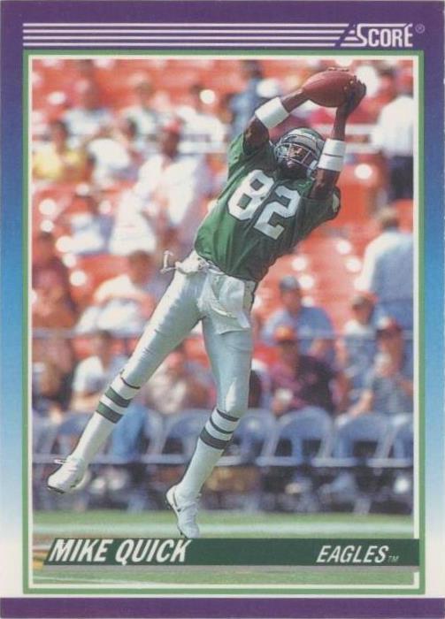 1990 Score Mike Quick #466
