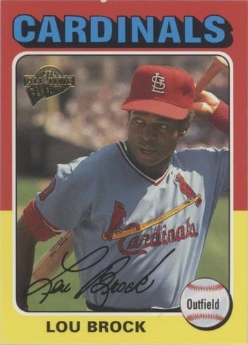 2004 Topps All-Time Fan Favorites - Lou Brock #95