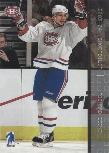 2003-04 In the Game Be A Player Memorabilia - Richard Zednik #75