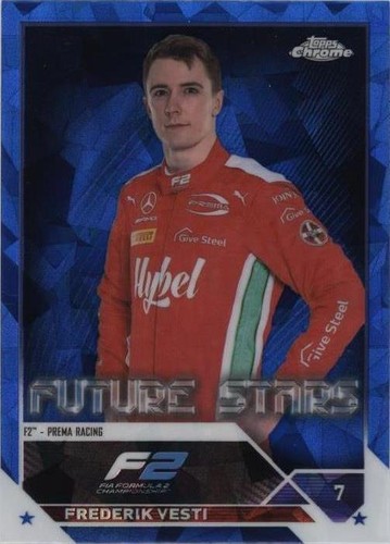 2023 Topps Chrome Sapphire Edition Formula 1 - Frederik Vesti #70
