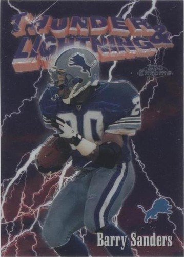 1997 Topps Chrome Barry Sanders #6