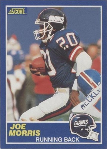 1989 Score Joe Morris #14