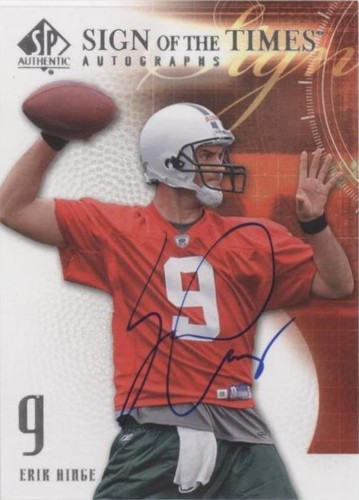 2008 SP Authentic Erik Ainge #SOT-EA