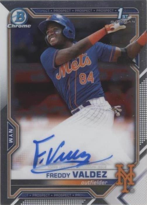 2021 Bowman - Freddy Valdez #CPA-FV