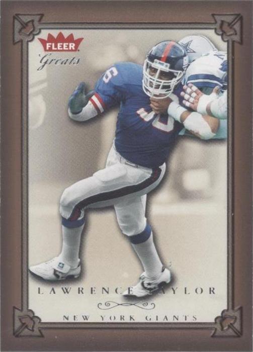 2004 Fleer Greats Lawrence Taylor #52