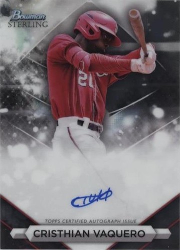 2023 Bowman Sterling - Cristhian Vaquero #PA-CV