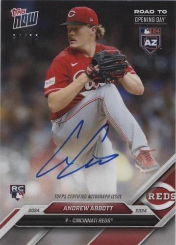 2024 Topps Now Road to Opening Day - Andrew Abbott #AA-A