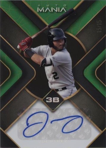 2023 Wild Card Auto Mania - Joe Perez #AM-TH35