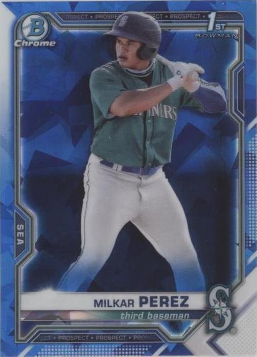 2021 Bowman Chrome Sapphire Edition - Milkar Perez #BCP-215