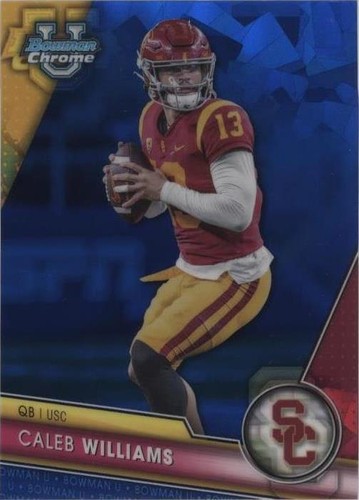 2023 Bowman University Chrome Sapphire Edition Caleb Williams #1