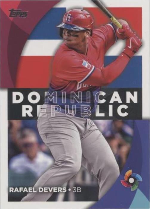 25枚限定 SSP Rafael Devers 2023 Topps WBC 2023 Topps World Baseball Classic - Rafael Devers #WBCRA-RD for