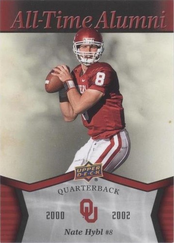 2011 Upper Deck University of Oklahoma Nate Hybl #ATA-NH