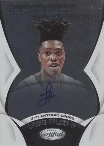 Lonnie Walker IV Flawless 10シリ RPA 2018-19 Certified LONNIE WALKER IV SSP AUTO RPA PATCH 10/10