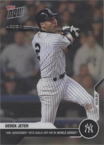 2020 Topps Now Chrome Derek Jeter Career Retrospective - Derek Jeter #DJ-7