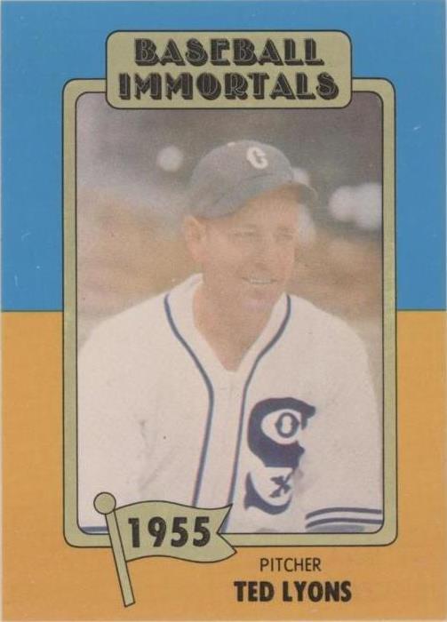1980-84 SSPC Baseball Immortals 1st Printing - Ted Lyons #77