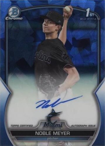 2023 Bowman Chrome Draft Sapphire Edition - Noble Meyer #CDA-NME
