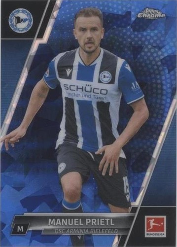 2021-22 Topps Chrome Bundesliga Sapphire Edition Manuel Prietl #22