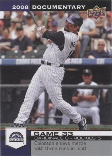 2008 Upper Deck Documentary - Todd Helton #993