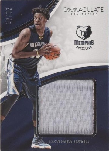 2016-17 Panini Immaculate Collection - Deyonta Davis #SM-DDV
