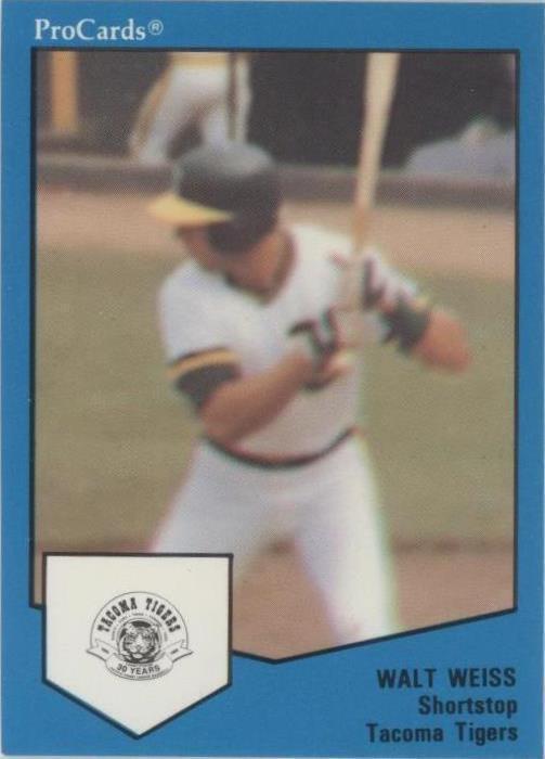 Juegos de equipos de ligas menores ProCards 1989 - Walt Weiss #1538