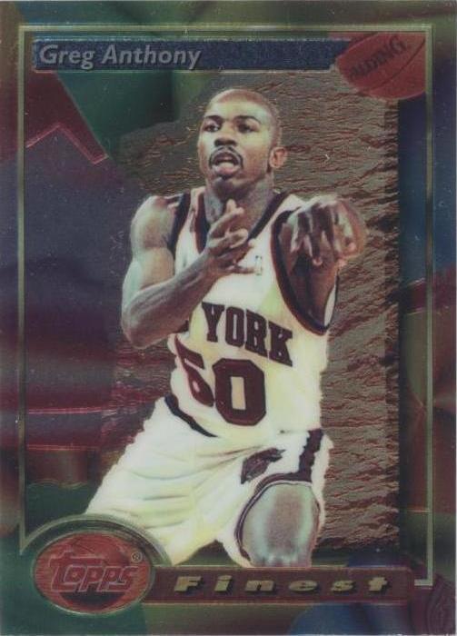 1993-94 Topps Finest - Грег Энтони No66