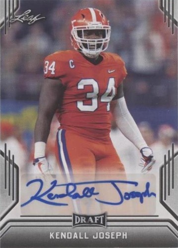2019 Leaf Draft Kendall Joseph #BA-KJ1