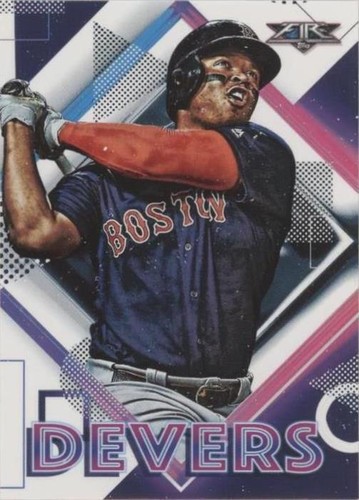 2020 Topps Fire - Rafael Devers #37