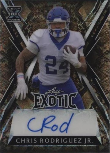 2023 Leaf Exotic Chris Rodriguez Jr. #BA-CRJ