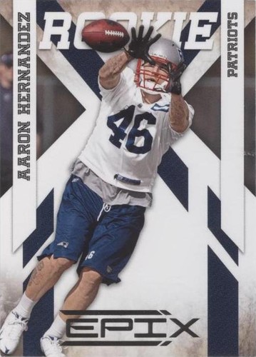 2010 Panini Epix Aaron Hernandez #101