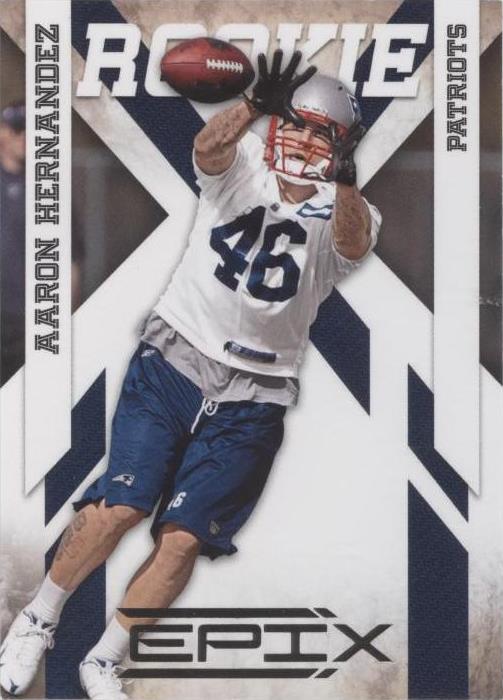 Panini Epix 2010 Aaron Hernandez #101