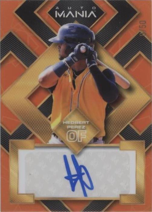 2023 Wild Card Auto Mania - Hedbert Perez #AM-SQ24