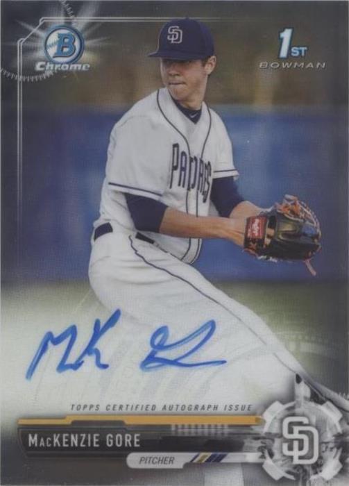 2017 Bowman Draft - MacKenzie Gore #CDA-MG