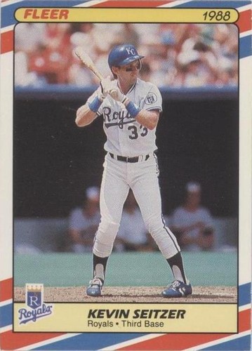 1988 Fleer Limited Edition Baseball Superstars - Kevin Seitzer #35