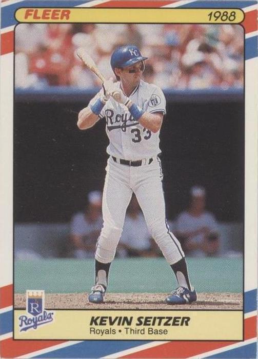Superestrellas de béisbol Fleer 1988 edición limitada - Kevin Seitzer #35