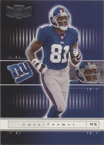 2001 Playoff Preferred Amani Toomer #82